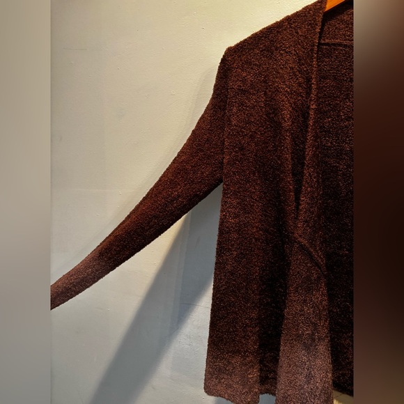 Barefoot Dreams Brown Cardigan Sweater S/M cozy soft comfortable loungewear fall - Picture 2 of 10